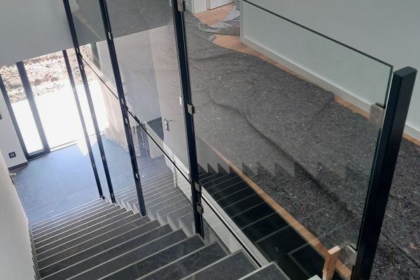 Treppenverglasung